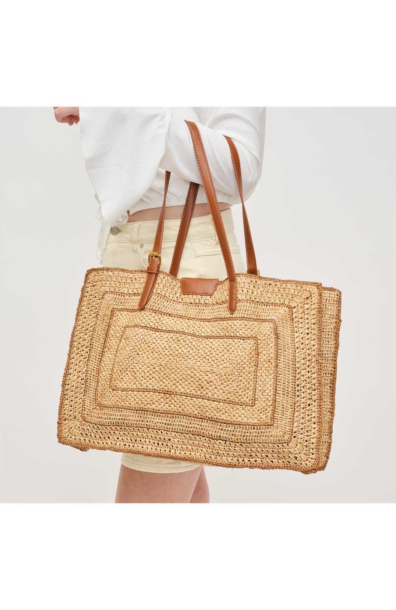 Demi Tote, Alternate, color, Natural