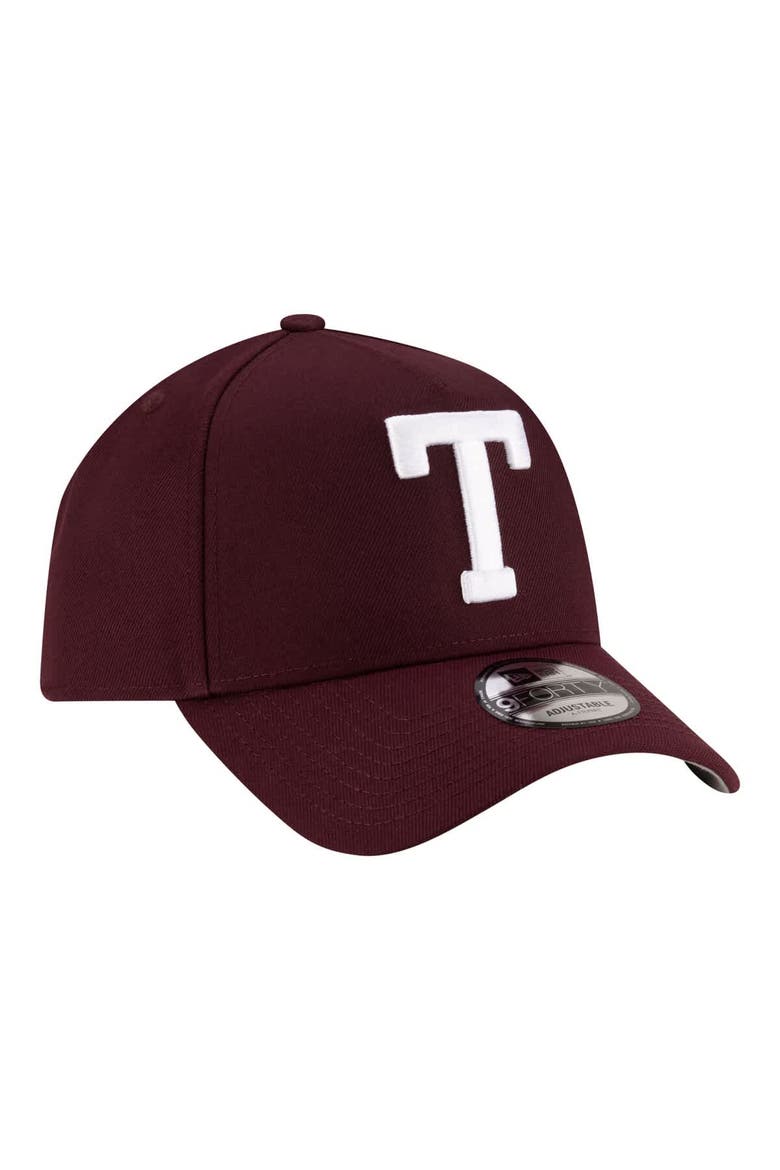 Men's New Era  Maroon Texas A&M Aggies 9FORTY A-Frame Adjustable Hat, Alternate, color, Maroon