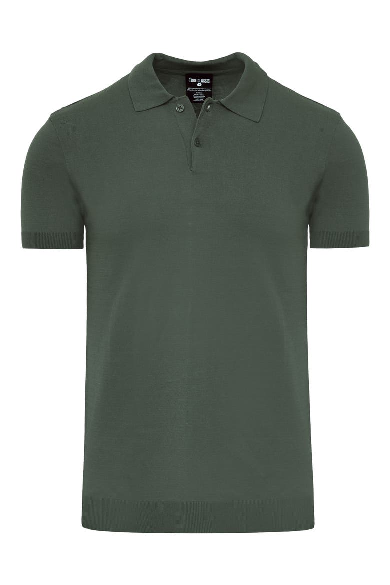 Sweater Polo, Alternate, color, MOSS