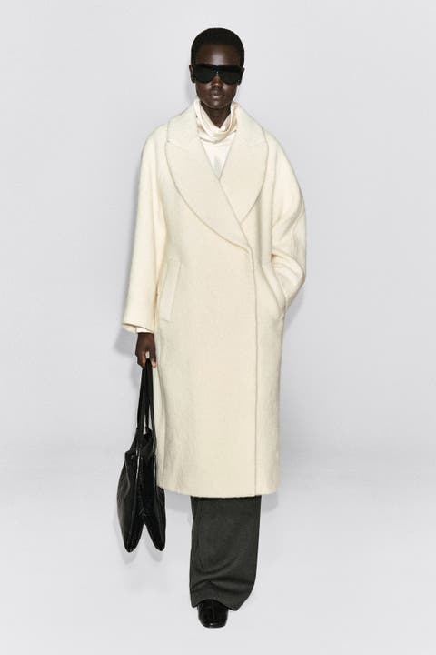 Brushed Wool Maxi Coat