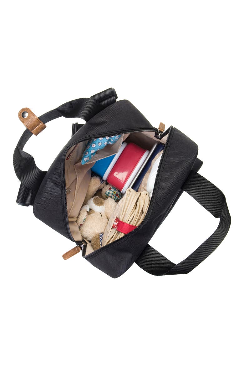 Georgi Convertible Diaper Backpack, Alternate, color, BLACK