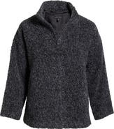 Eileen Fisher Alpaca & Wool Blend Short Coat