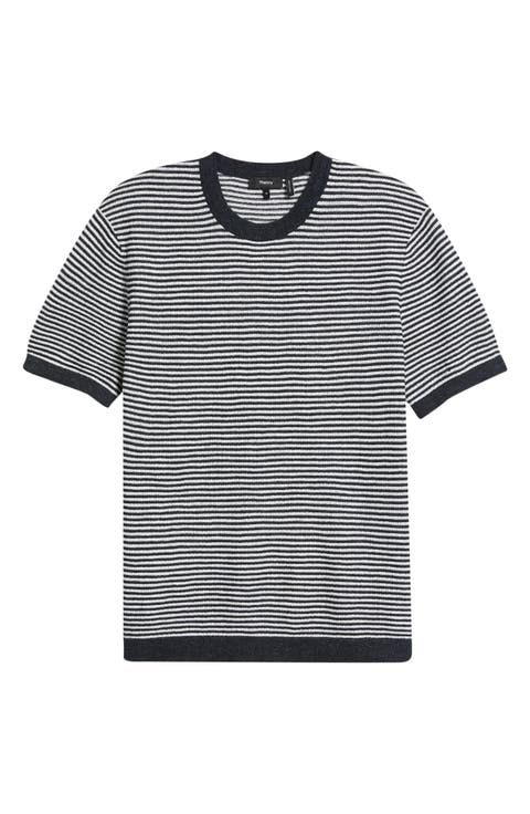 Kolben Stripe Linen & Cotton Blend T-Shirt