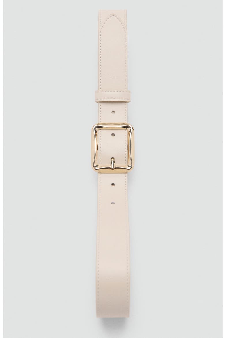Square Buckle Belt, Alternate, color, ECRU