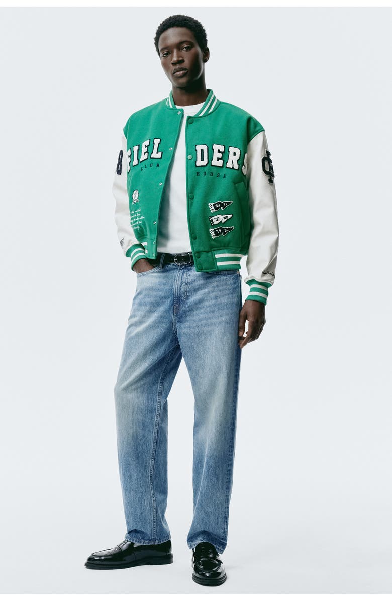 H&M Loose Jeans, Alternate, color, Blue