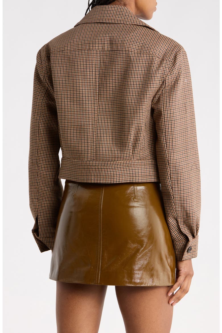 Blake Houndstooth Wool Jacket, Alternate, color, TAN MULTI