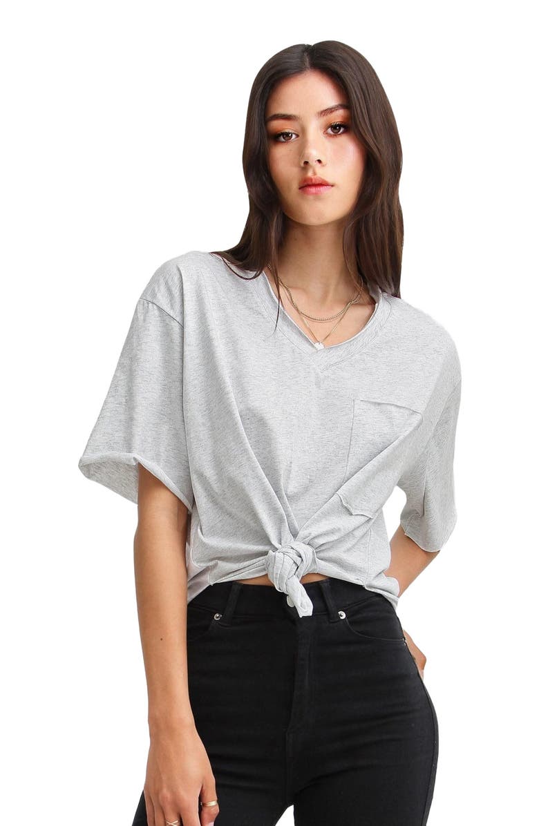 Belle & Bloom Brave Soul Oversized T-Shirt, Alternate, color, Grey