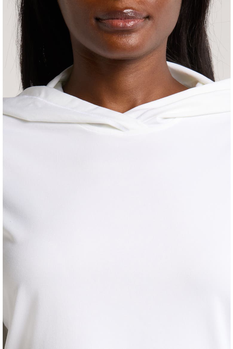 Essentials Performance Golf Hoodie, Alternate, color, WHITE