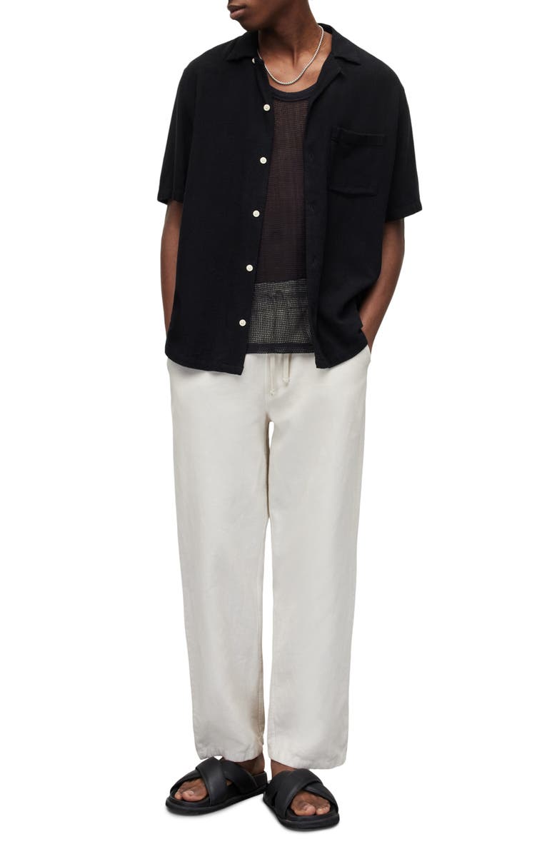 AllSaints Cudi Camp Shirt, Alternate, color, 