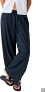 MANGO TEEN Kids' Flowy Straight Leg Linen Blend Pants