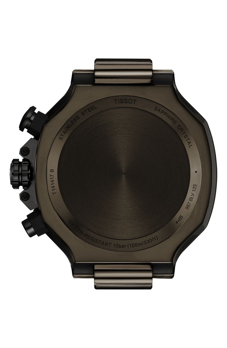 Tissot T-Race Chronograph Watch, 45mm, Alternate, color, Grey