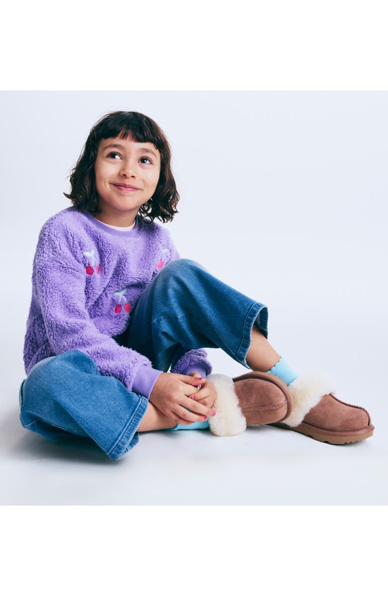 Tucker + Tate Kids' Fluffy Fleece Pullover, Alternate, color, Purple Bonnet Cherry