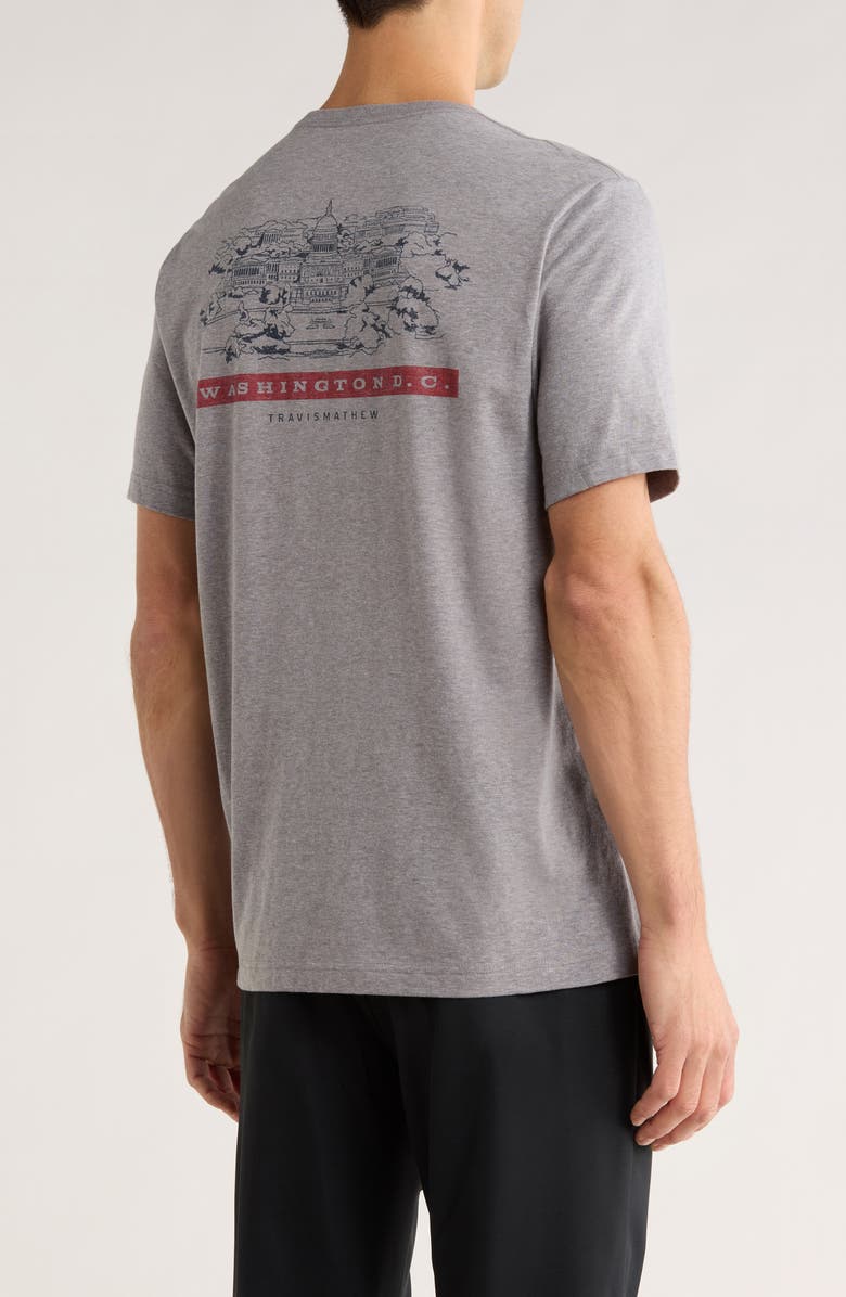 TravisMathew Spontaneous Trip Cotton Graphic T-Shirt, Alternate, color, Heather Medium Grey