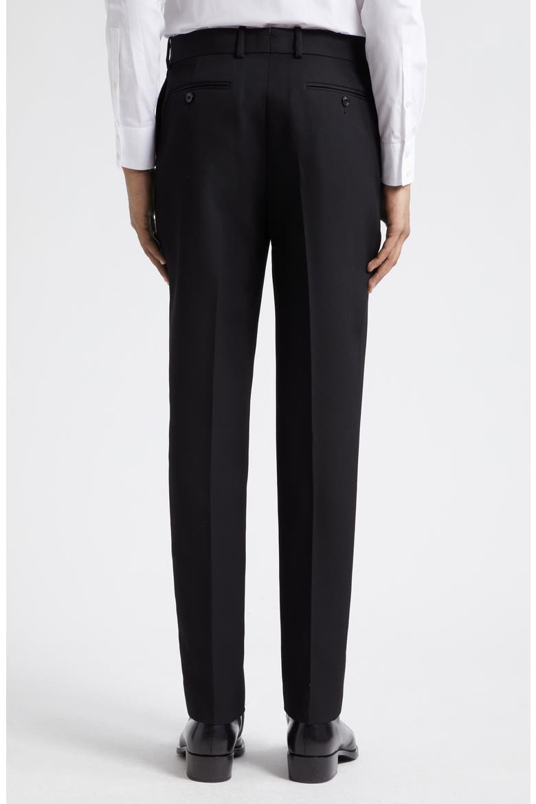 Wool Cigarette Pants, Alternate, color, BLACK