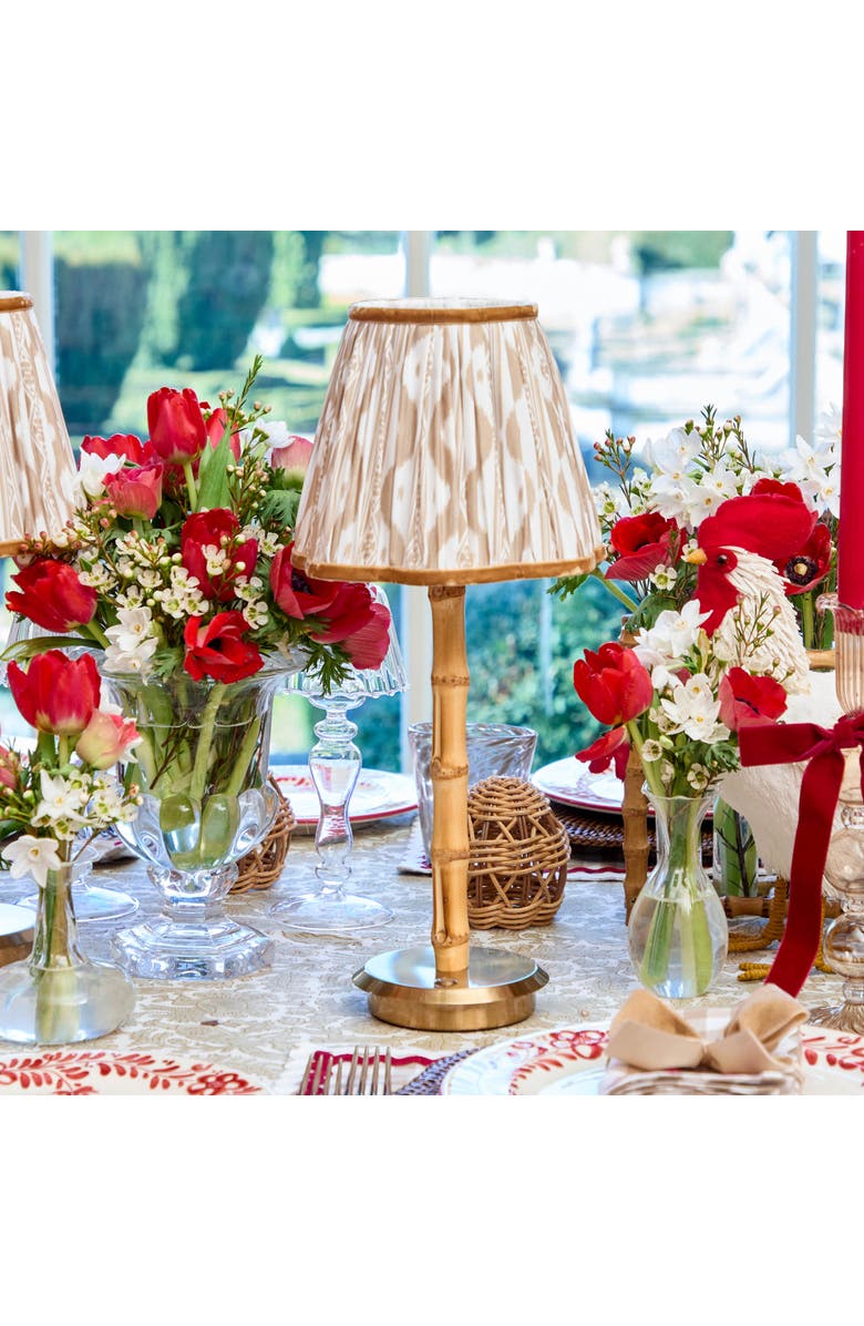 Mrs. Alice Putty Ikat Lampshade, Alternate, color, Neutral