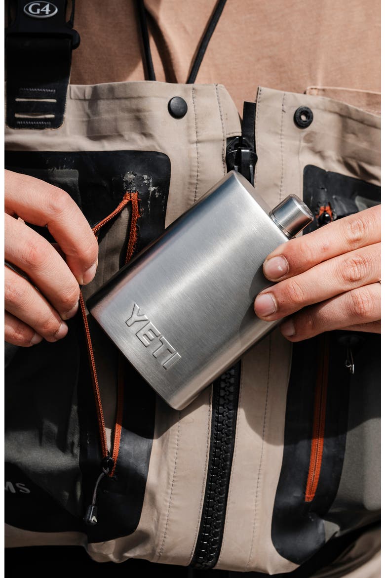 Stainless Steel Flask, Alternate, color, STAINLESS STEEL