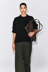 COS Rounded Wool Crew-Neck Sweater