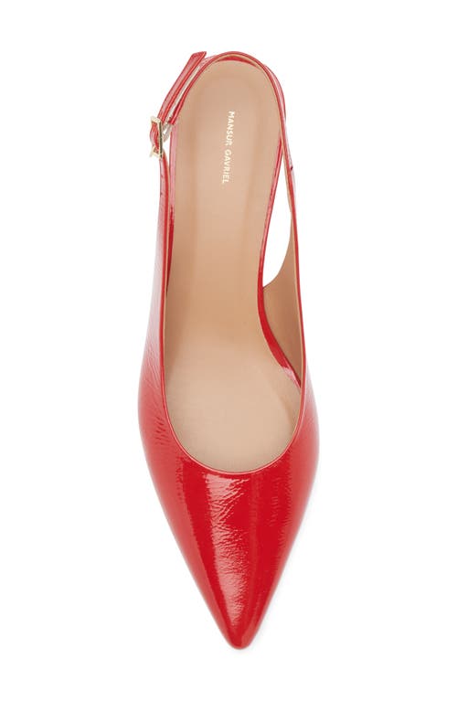 Mansur Gavriel Slingback Heels Poppy In Poppy