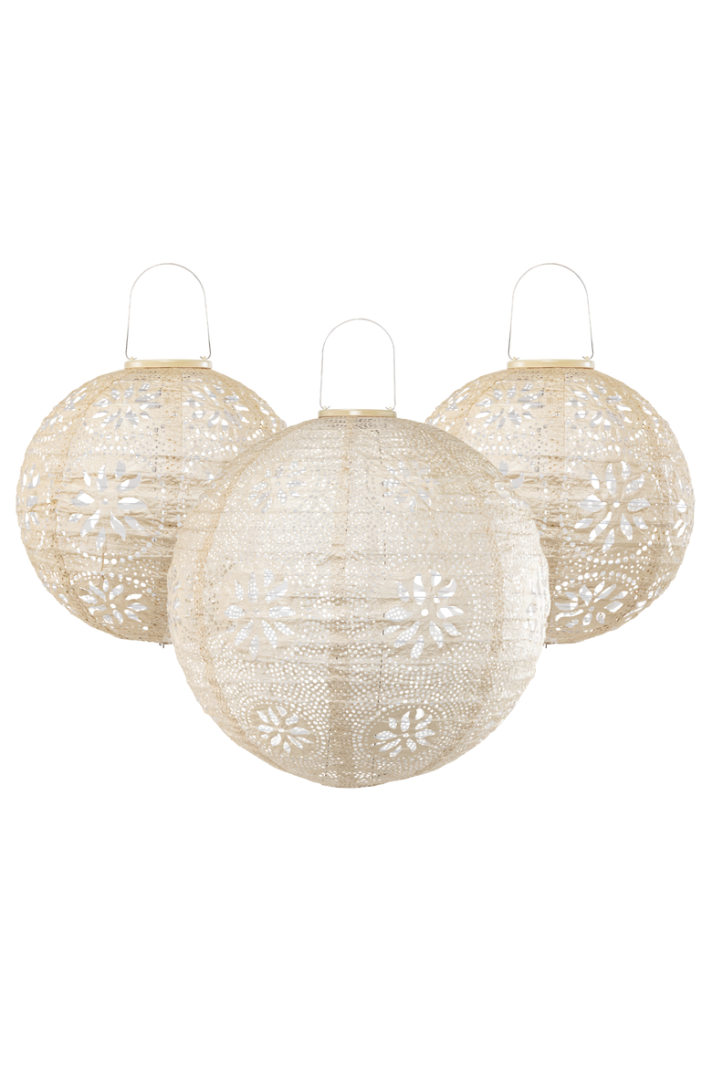 Stella Luxe Pearl Boho Battery-Powered Lantern, Main, color, Pearl