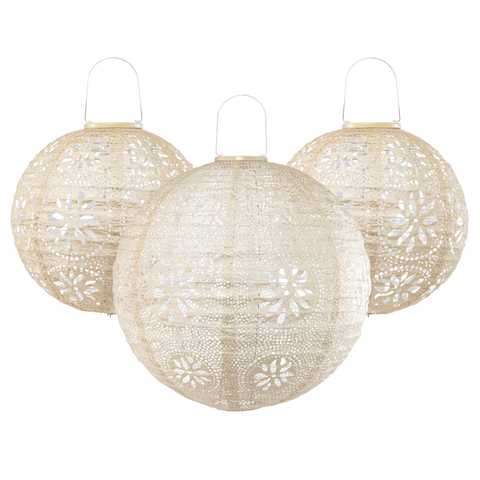 Stella Luxe Pearl Boho Battery-Powered Lantern