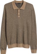 Rails Anders Wool Blend Polo Sweater
