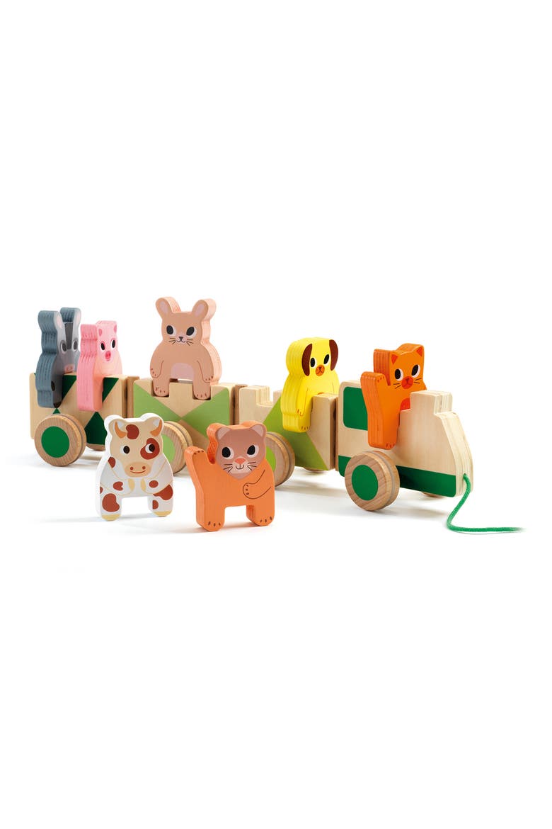 Trainimo Farm Animal Pull-Along Train, Main, color, MULTI