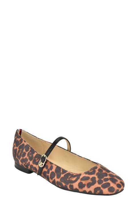 Savoyn Faux Leather Mary Jane Flat