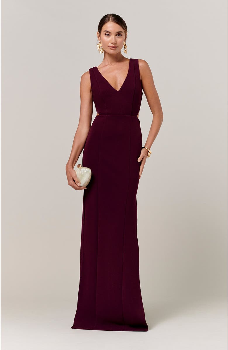 BWLDR Noah Gown, Alternate, color, Burgundy