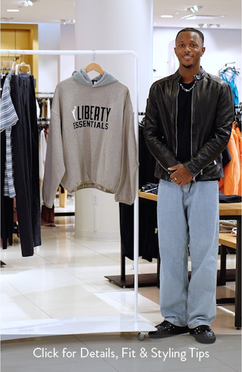 x WNBA New York Libery Graphic Hoodie, sales video thumbnail