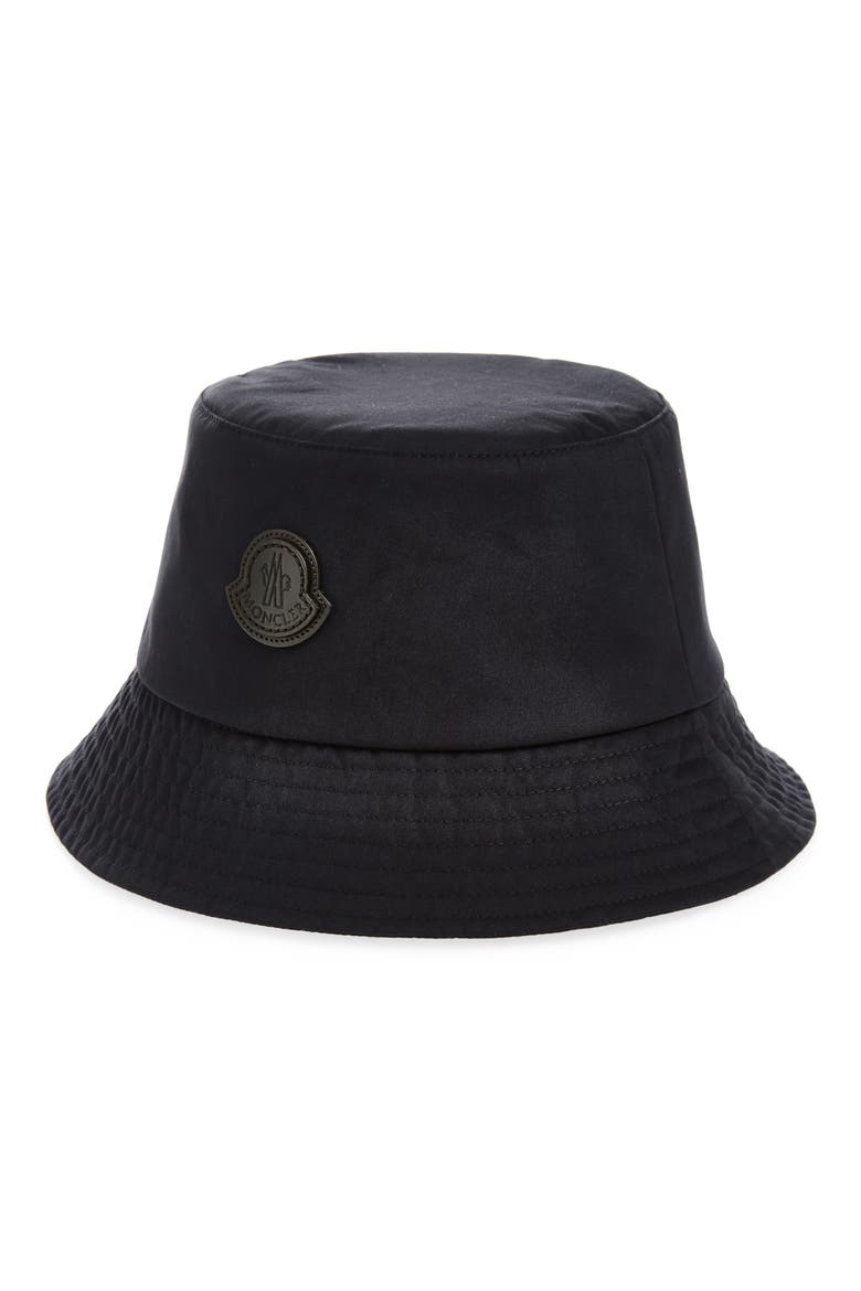 Reversible Logo Patch Bucket Hat, Main, color, NAVY