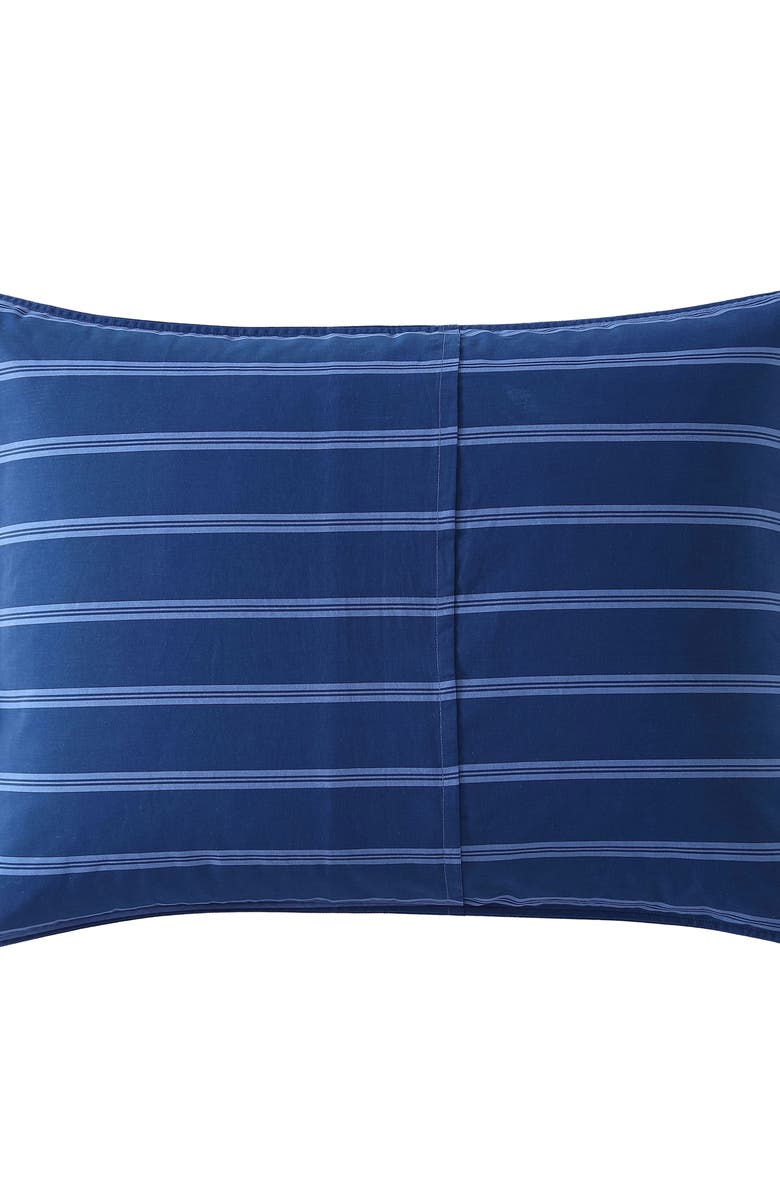 Nautica Lakeview Stripe Comforter & Sham Set, Alternate, color, Grey/ Blue