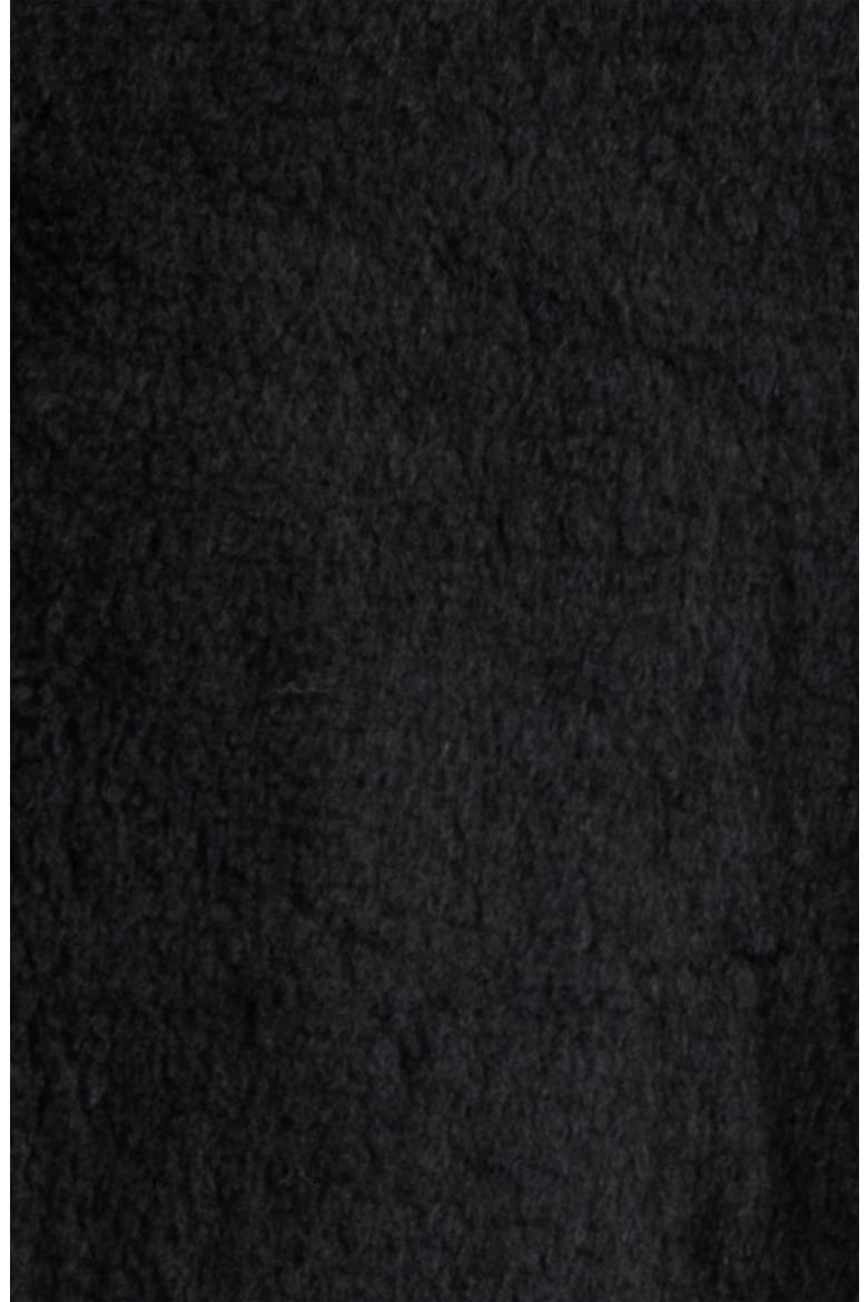 Olga Short Virgin Wool & Cashmere Coat, Alternate, color, BLACK