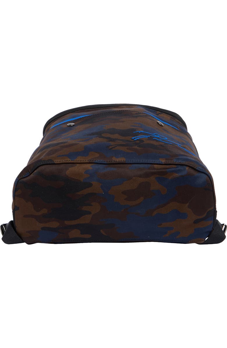 Longchamp GBN Camo Backpack, Alternate, color, Navy