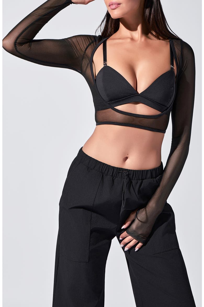 Clear Bolero, Alternate, color, BLACK