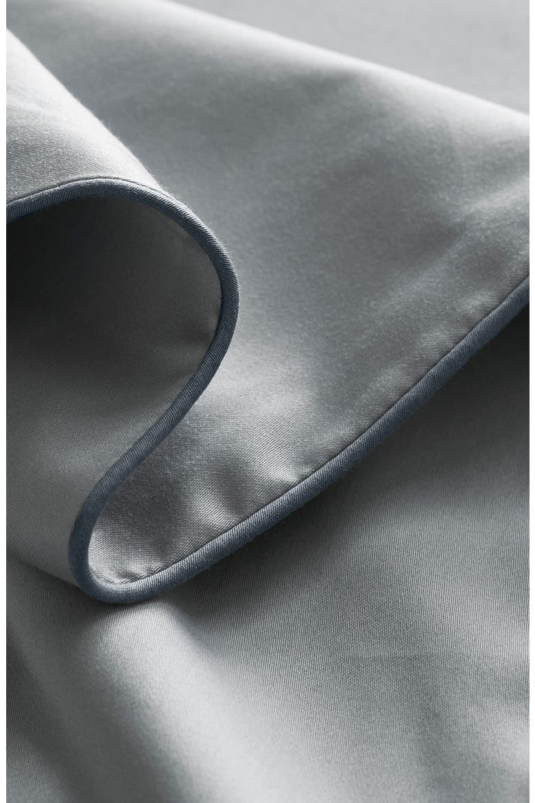 Signature Piped Edge Sheet Set, Alternate, color, SHORE/ BLUESTONE