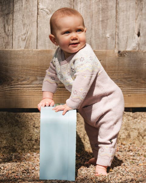 Jacquard Knitted Romper Keepsake (Baby)