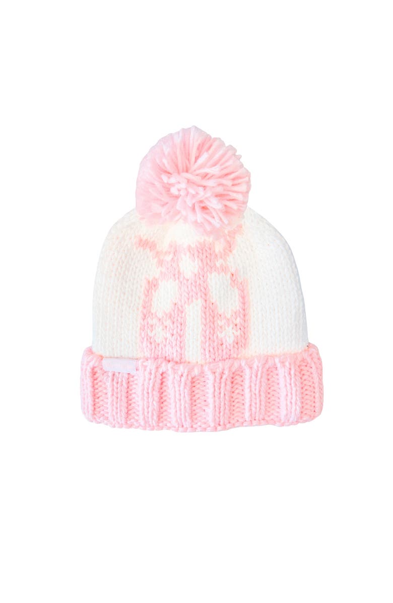 Bits & Bows Ballet Knit Hat/Mittens Bundle, Alternate, color, Pink