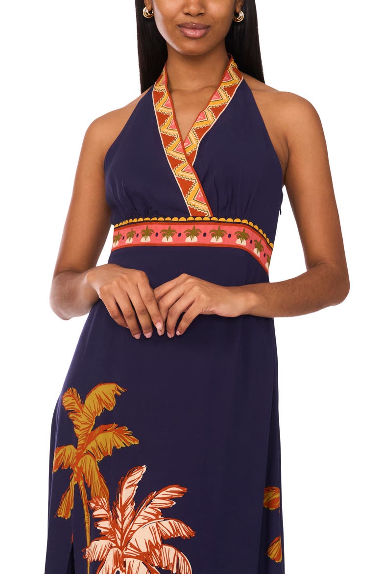 Sleeveless Midi Dress, Alternate, color, CLASSIC NAVY