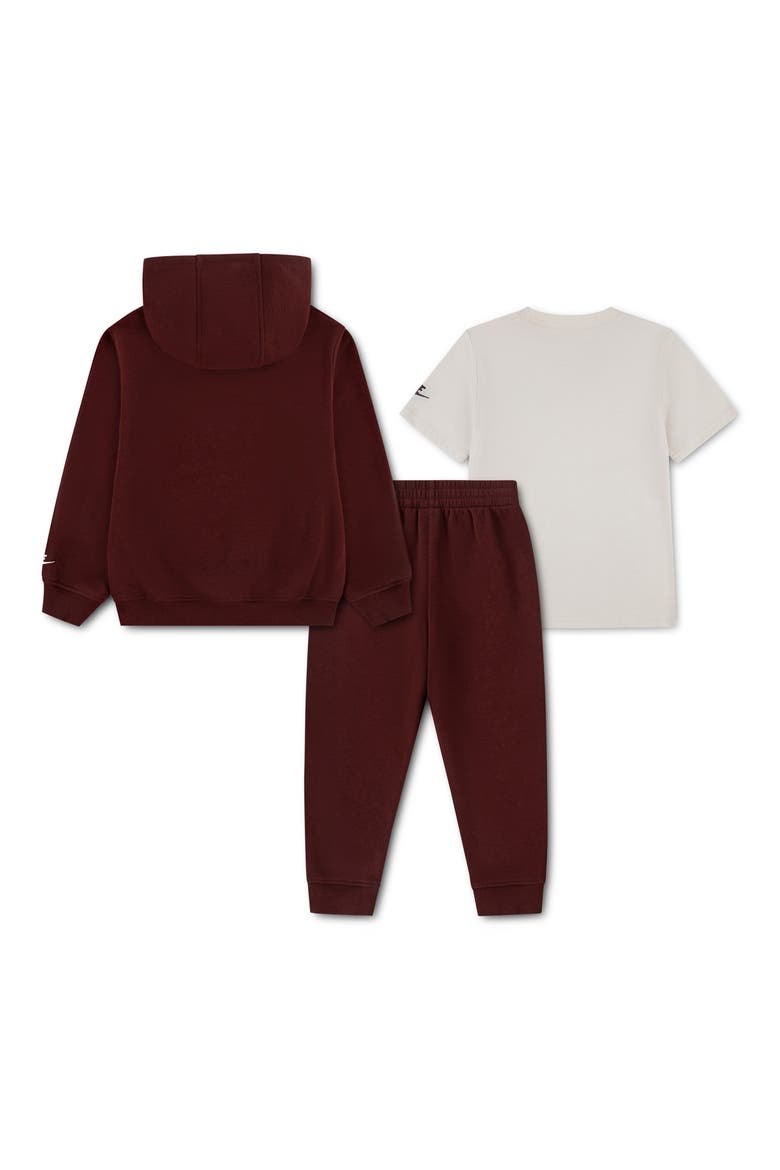 Kids' Hoodie, Tee & Pants 3-Piece Set, Alternate, color, MYSTIC DATES