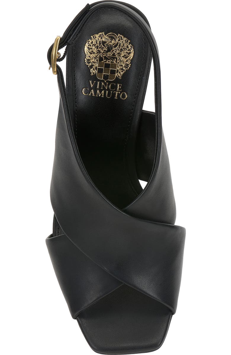 Vince Camuto Ameira Slingback Wedge Sandal, Alternate, color, Black
