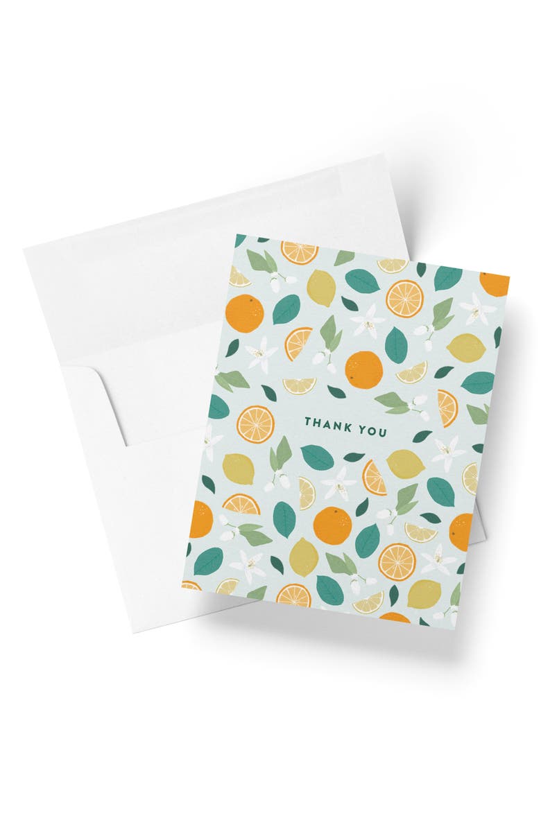 Joy Paper Co. Citrus
Botanicals Thank You - Boxed Set of 8 Cards, Main, color, Citrus
Botanicals