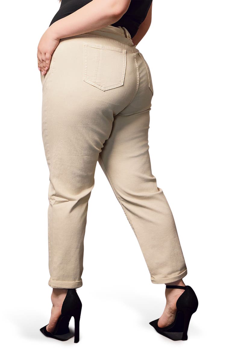 Boyfriend Jeans, Alternate, color, BEIGE