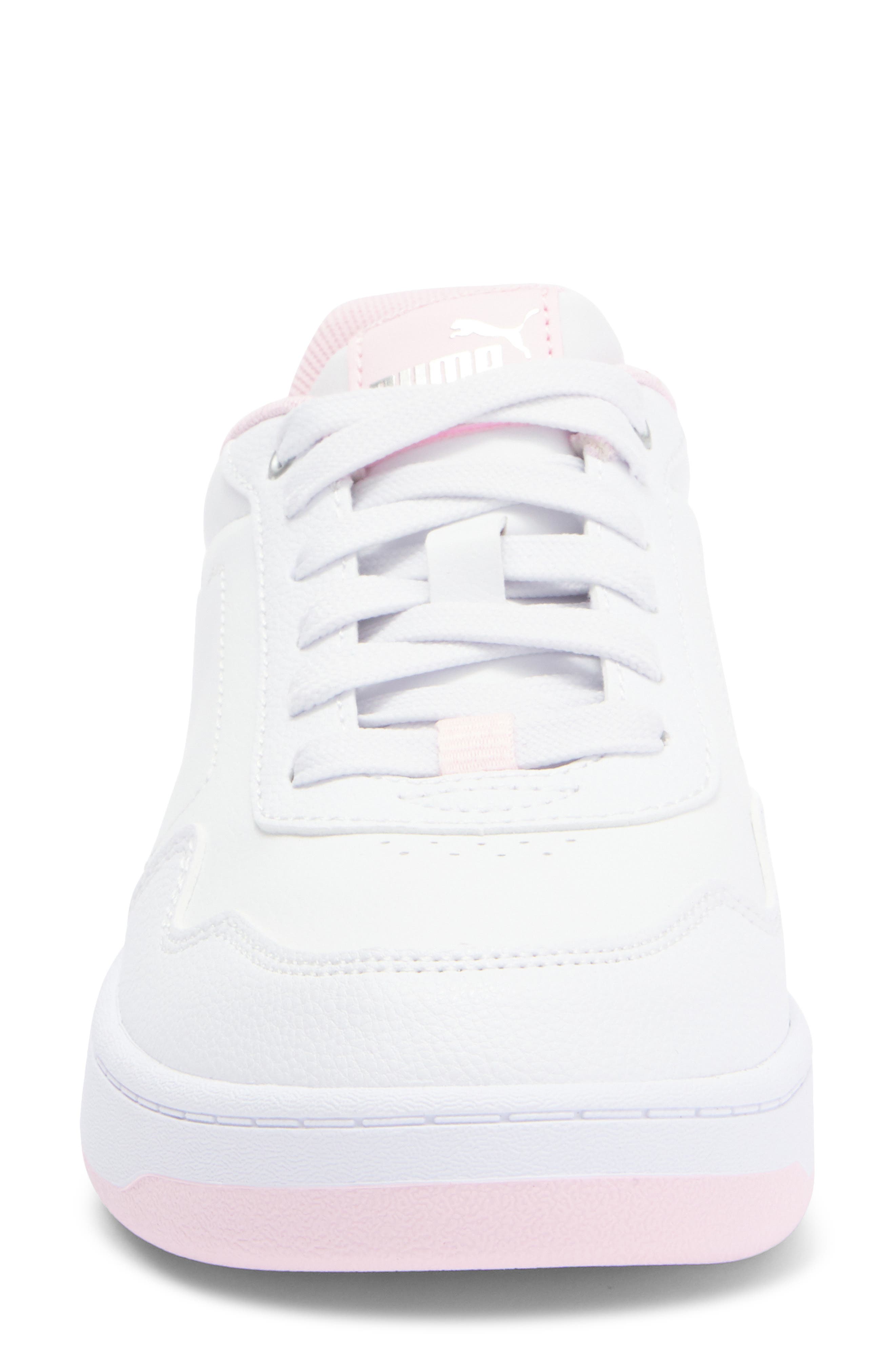 PUMA Court Classy Sneaker, Alternate, color, Puma White-Whisp Of Pink