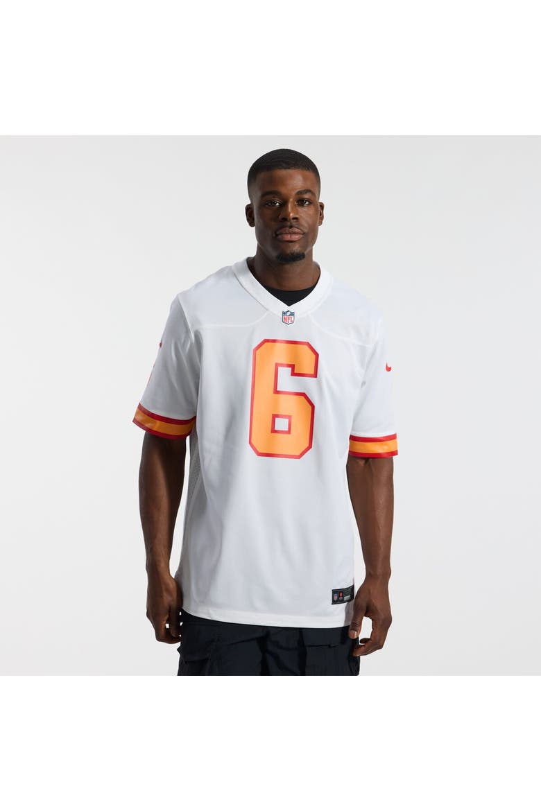 Men's Nike Baker Mayfield White '76 Tampa Bay Buccaneers  Player Game Jersey, Alternate, color, White