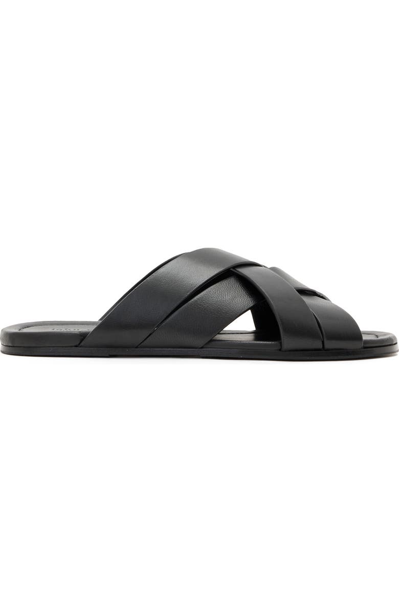John Varvatos Merida Slide Sandal, Alternate, color, Black