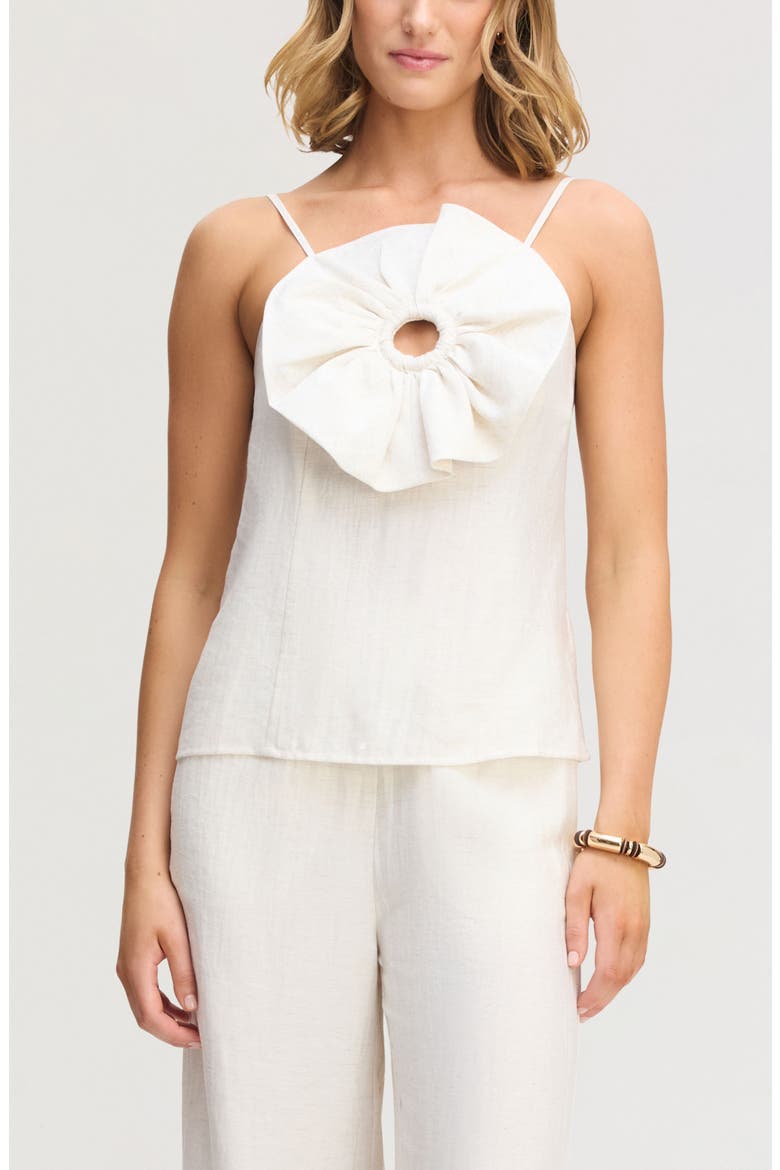 3D Flower Camisole, Main, color, ECRU