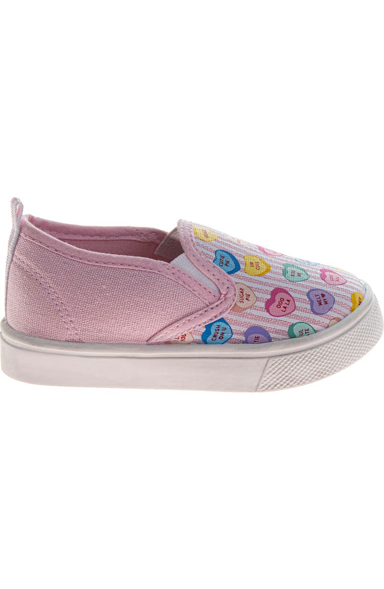 SweetHearts Conv. Hearts Slip-On 5-10, Alternate, color, Lilac Multi