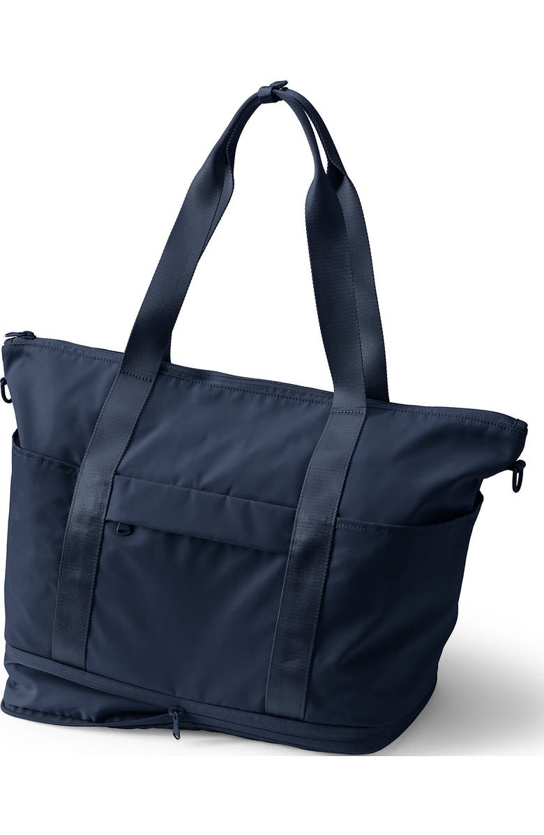 Lands' End Travel Carry On Luggage Tote Bag, Alternate, color, Radiant Navy