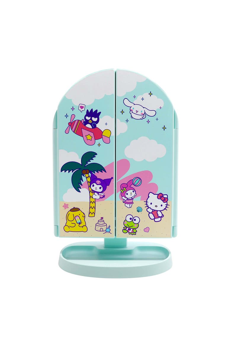 Friends Morror Impressions Vanity Co. Hello Kitty® & Friends Vacay Arch Trifold Makeup ...