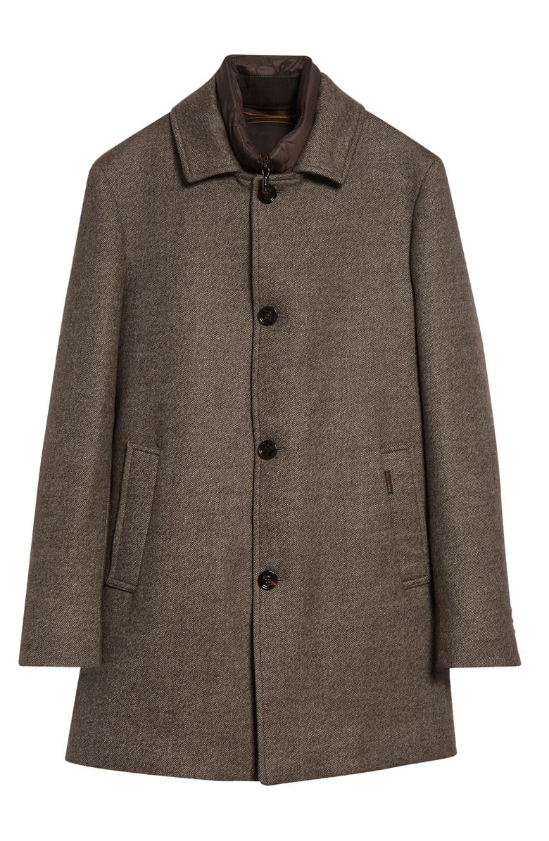 MooRER Monferrato Virgin Wool Coat, Main, color, Taupe